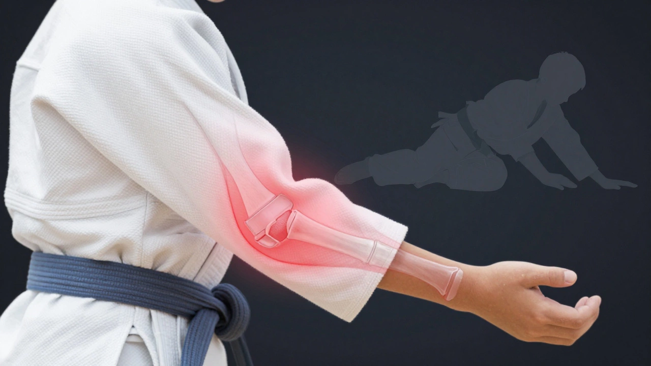 Анатомическая иллюстрация зон роста у детей, подверженных повреждениям при силовых бросках в дзюдо.